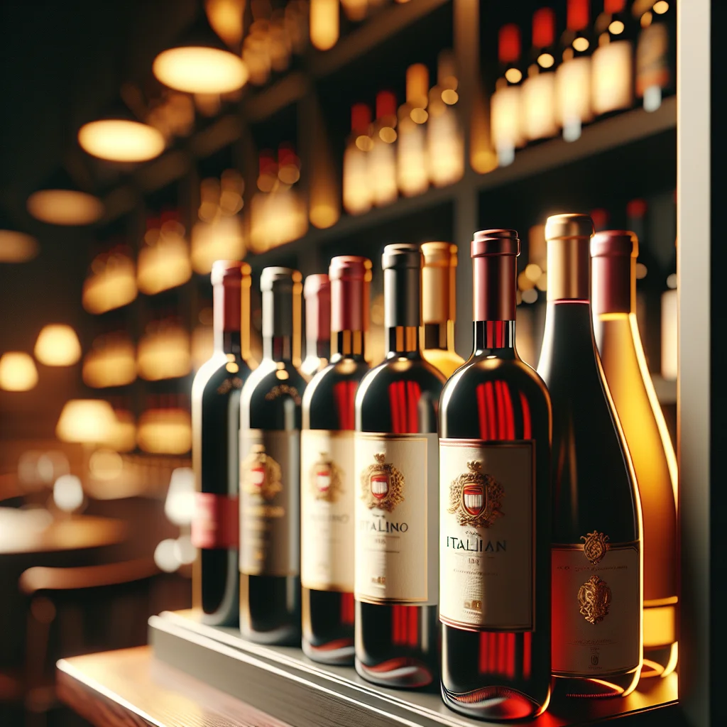Italiaanse wijncollectie